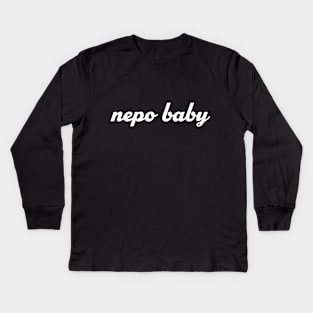 Nepo Baby Kids Long Sleeve T-Shirt